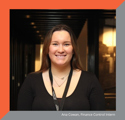 Ana Cowan, Finance Control Intern